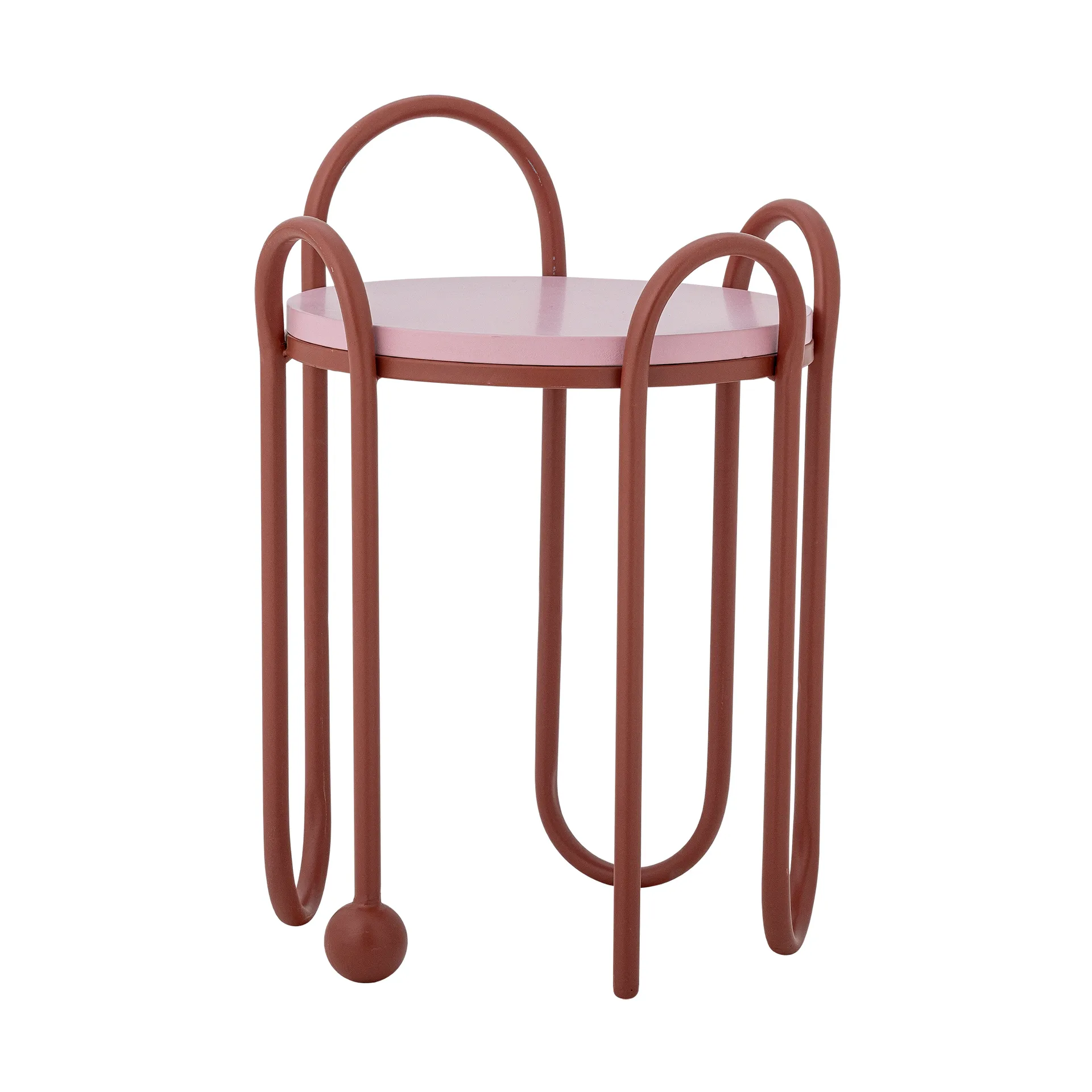 Bloomingville Table d’appoint Whimsica Ø30,5 cm Rouge