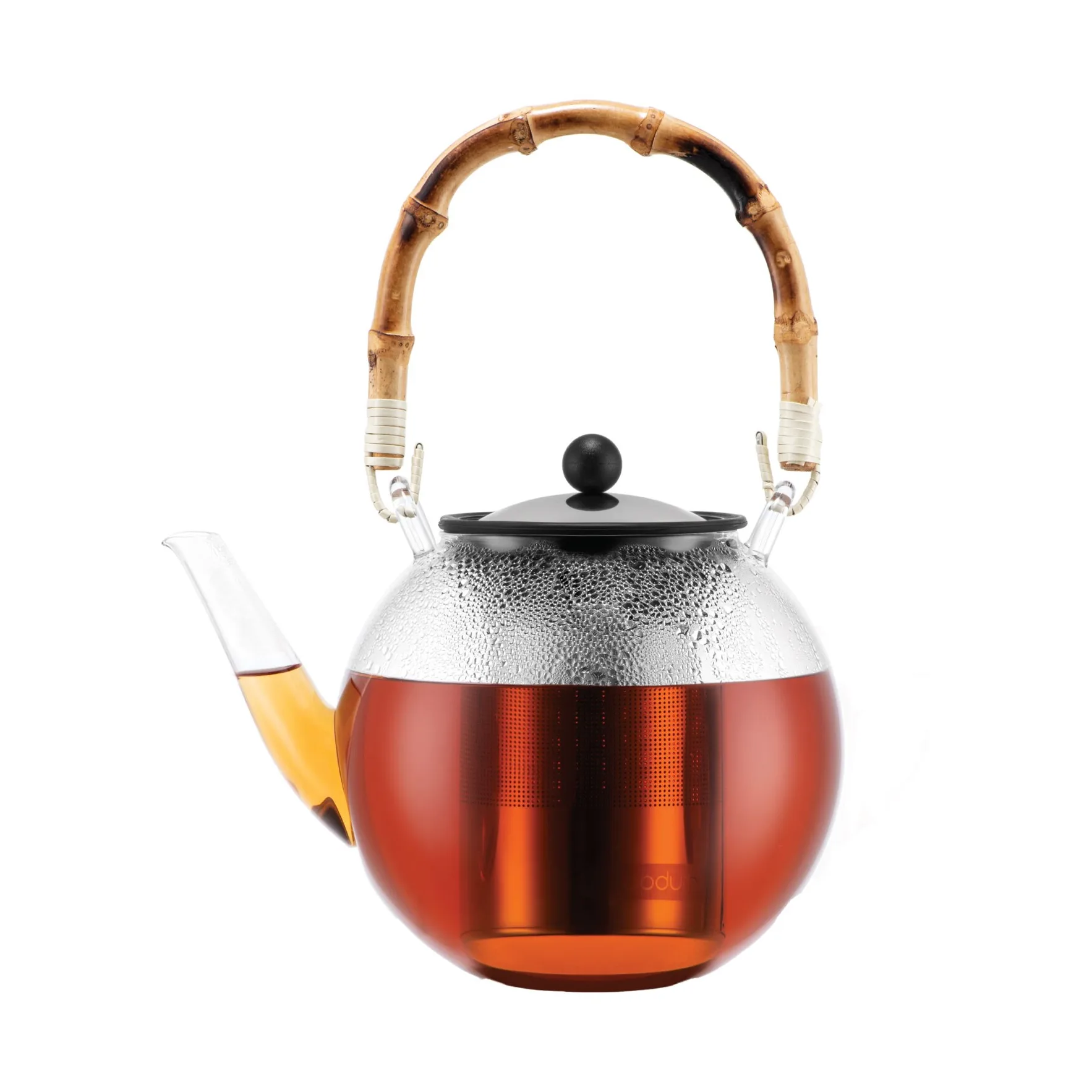 Bodum Assam, Enkelt tekande, 1000 ml, Bamboo, Bamboo, Borosilikatglas, Metal, Plast, Gummi, Rustfrit stål, 76,2 mm, 58,8 mm