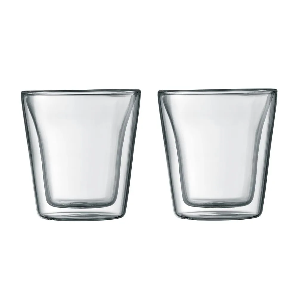 Bodum Canteen dobbeltvægget glas 2 stk 10 cl