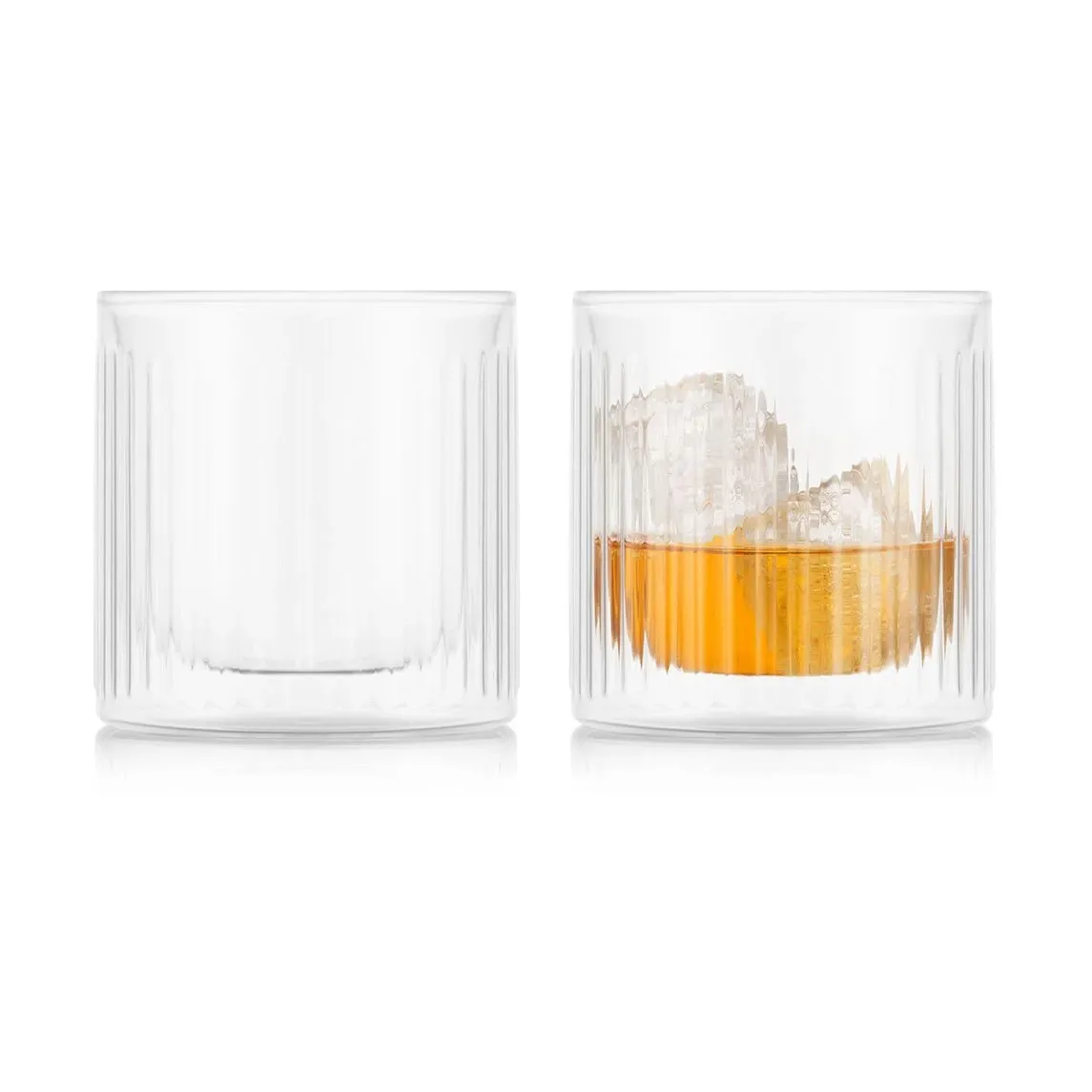 Bodum Douro Bar dobbeltvægget whiskyglas 30 cl 2-pak Klar