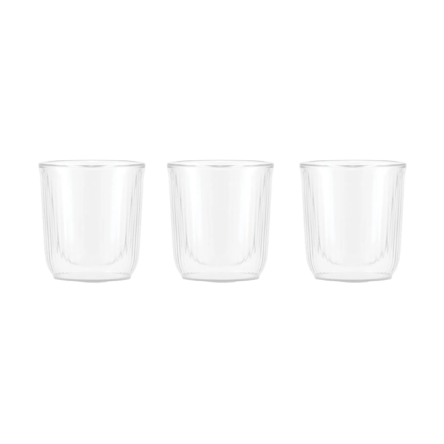 Bodum Douro dobbeltvægget sakeglas 6 cl 3-pak Klar-bambus