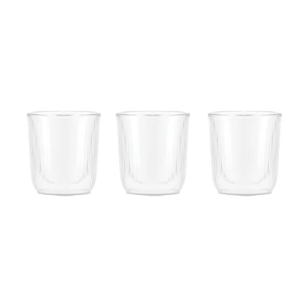 Douro dubbelväggigt sakeglas 6 cl 3-pack, Klar-bambu