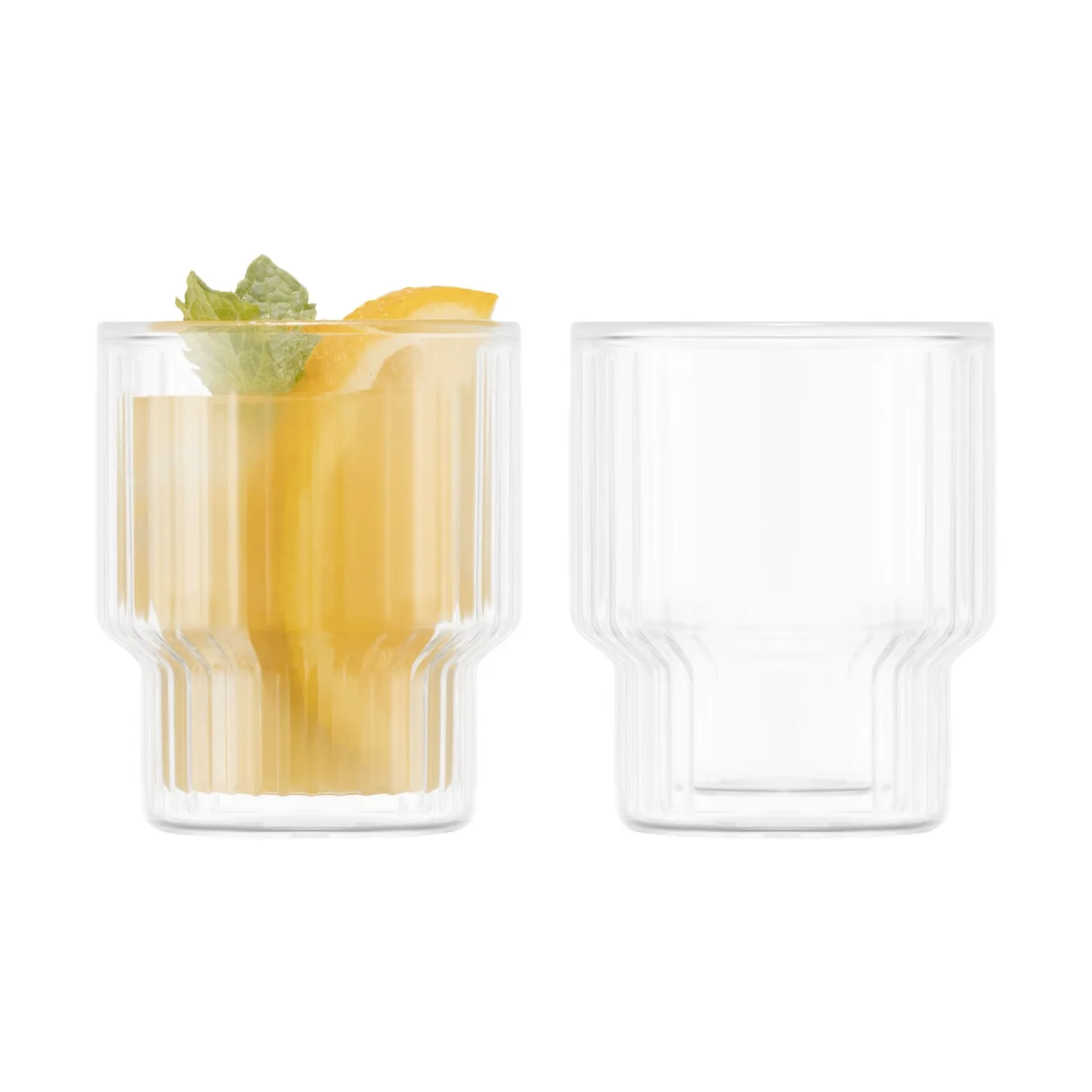 Bodum Navalia dobbeltvægget glas 15 cl 2-pak Klar