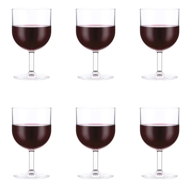 Oktett rödvinsglas 6-pack, 25 cl