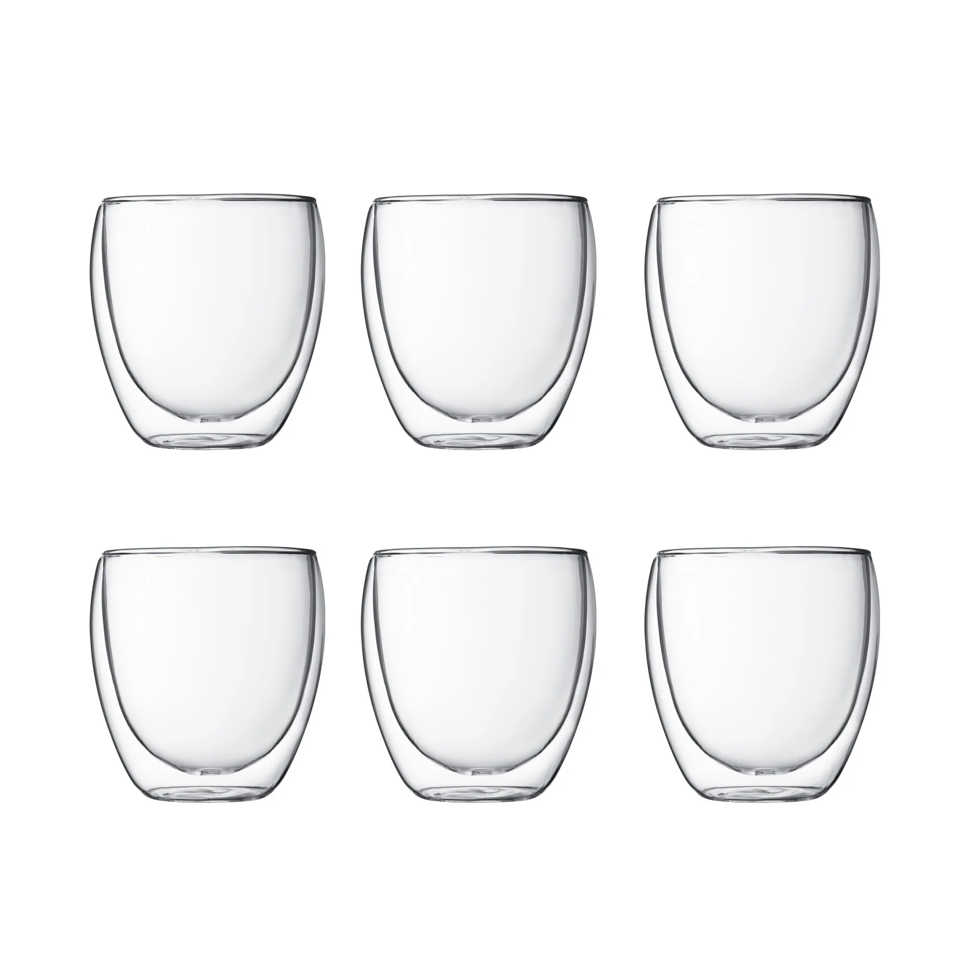 Bodum Pavina dubbelv&auml;ggigt glas 6-pack 25 cl
