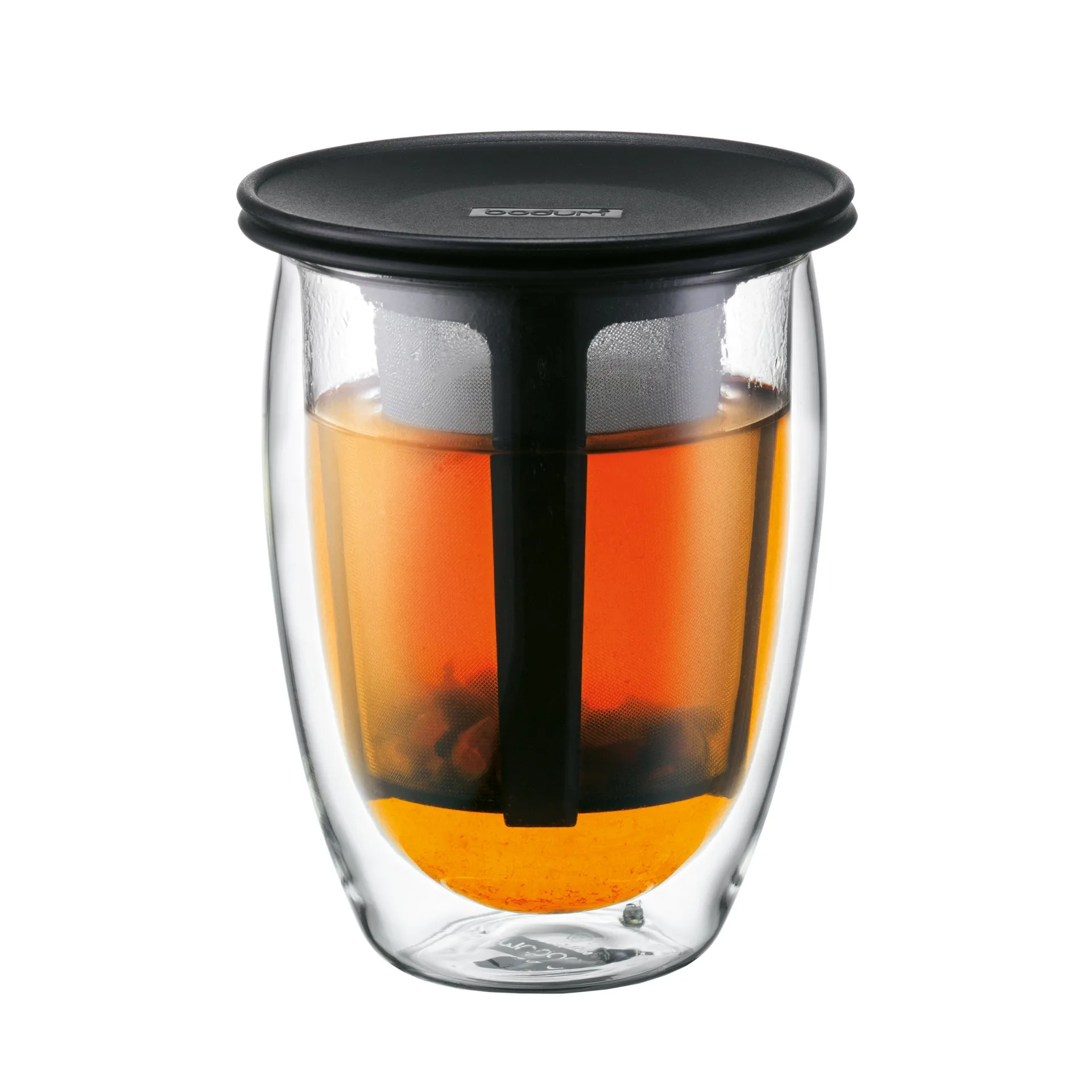 Bodum Tea For One glas med tesi sort billede