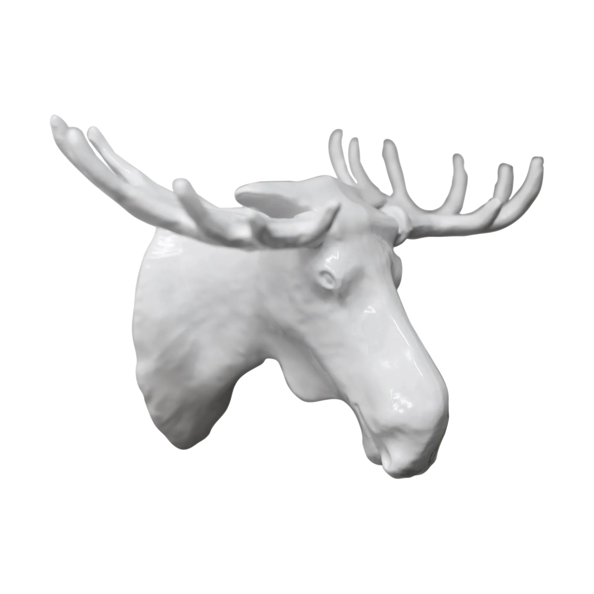 Bosign Patère tête de cerf blanc