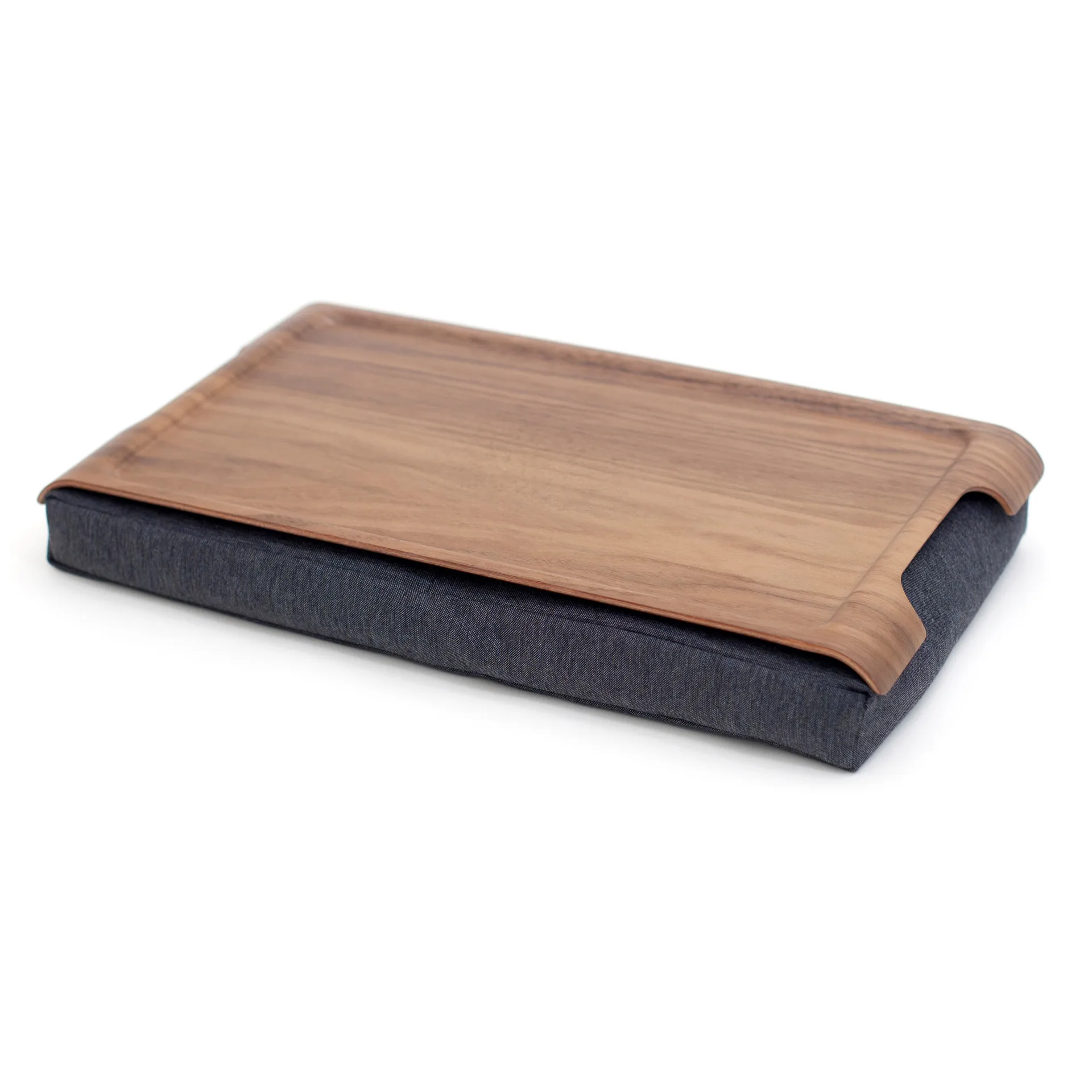 Bosign Plateau avec coussin mini Gris-noyer