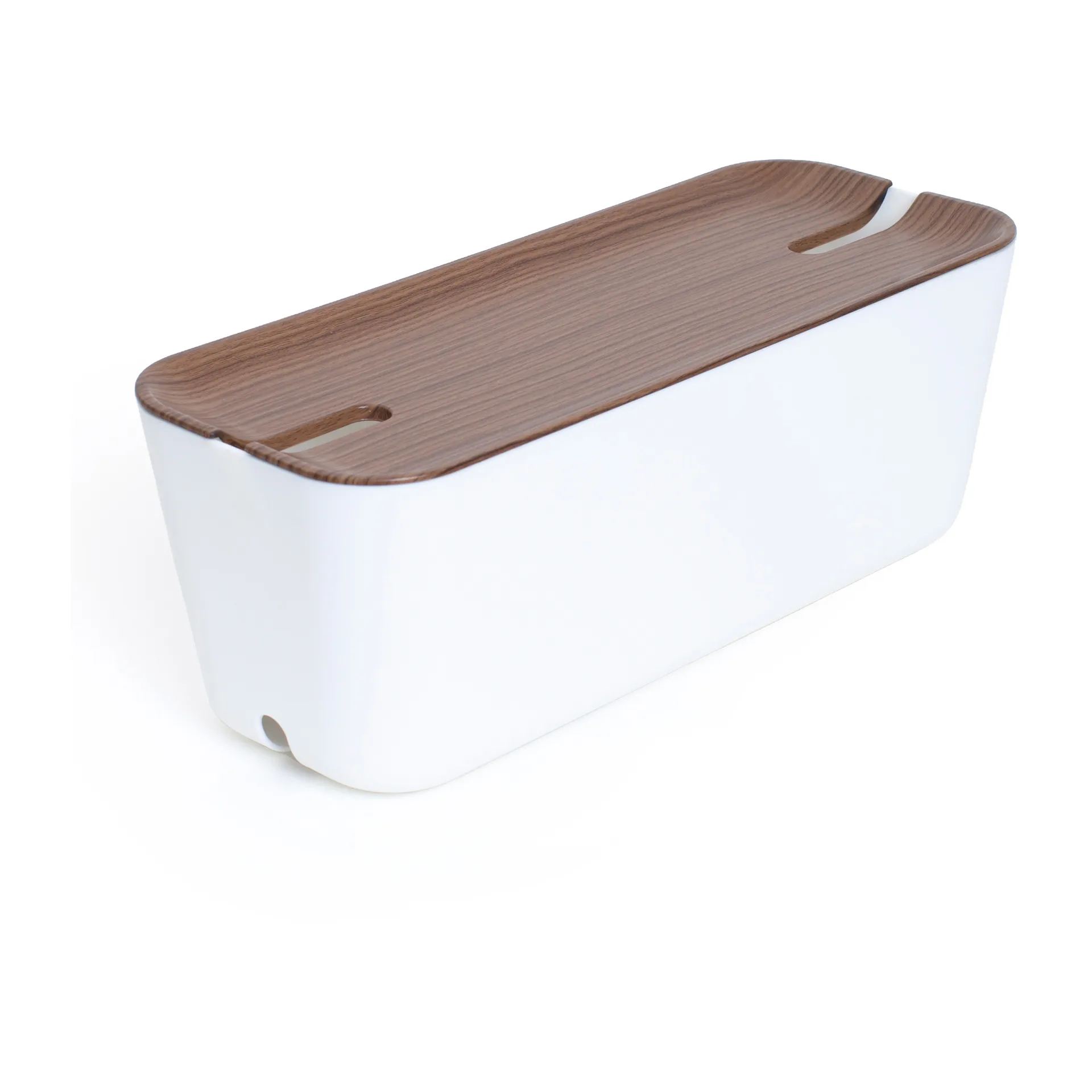 Bosign Range câbles Cable Organiser Hideaway XL Décor en bois foncé