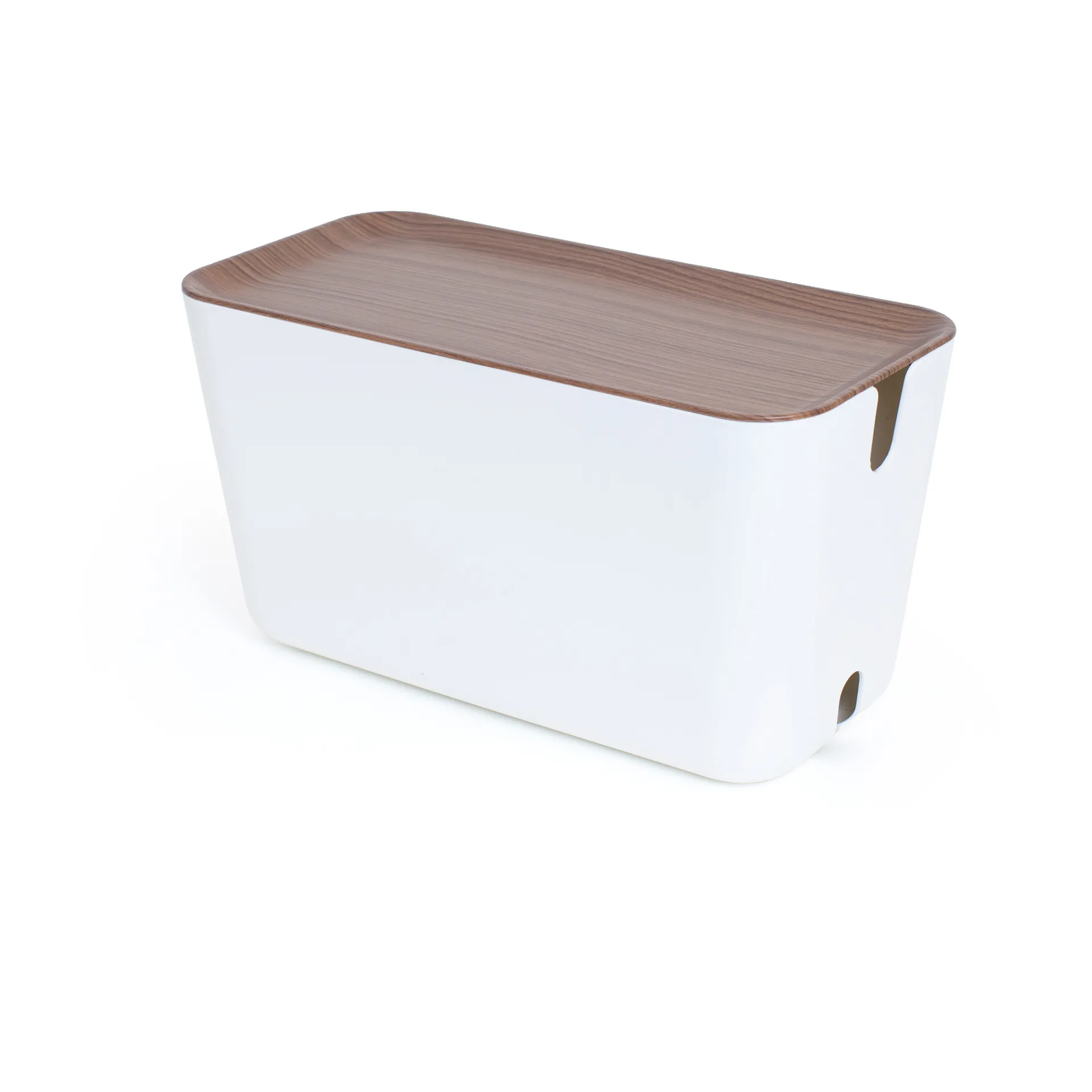 Bosign Rangement pour câbles Cable Organiser XXL Décor en bois foncé