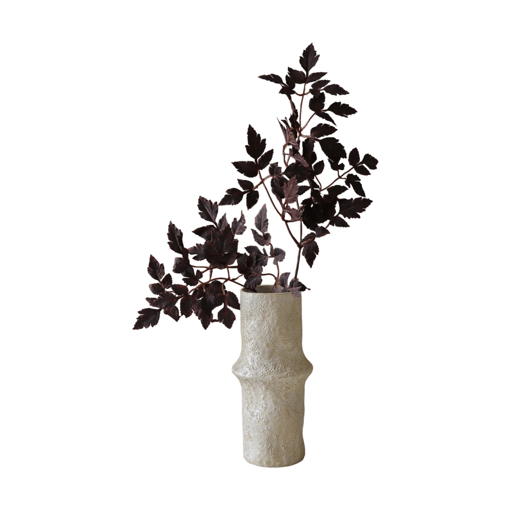 Botané Bouquet artificiel Burgundy Plum Leaves Red, , 1 pièce