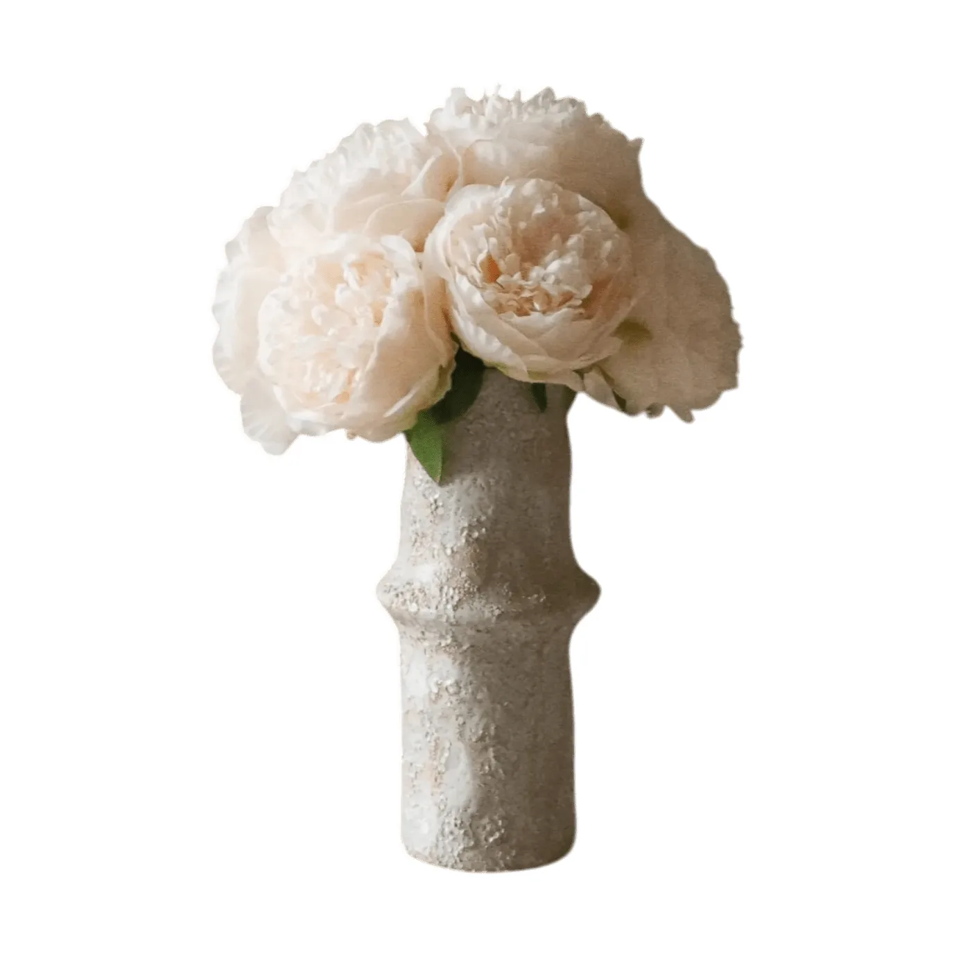 Botané Bouquet artificiel de pivoines Mini, cream 10 pcs