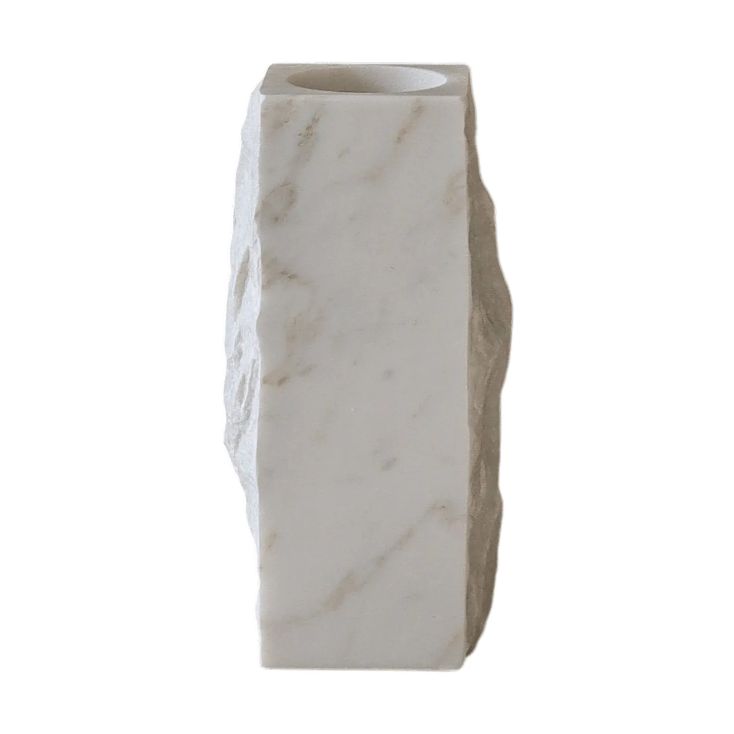 Botané Vase en marbre Carrara Edge Small,