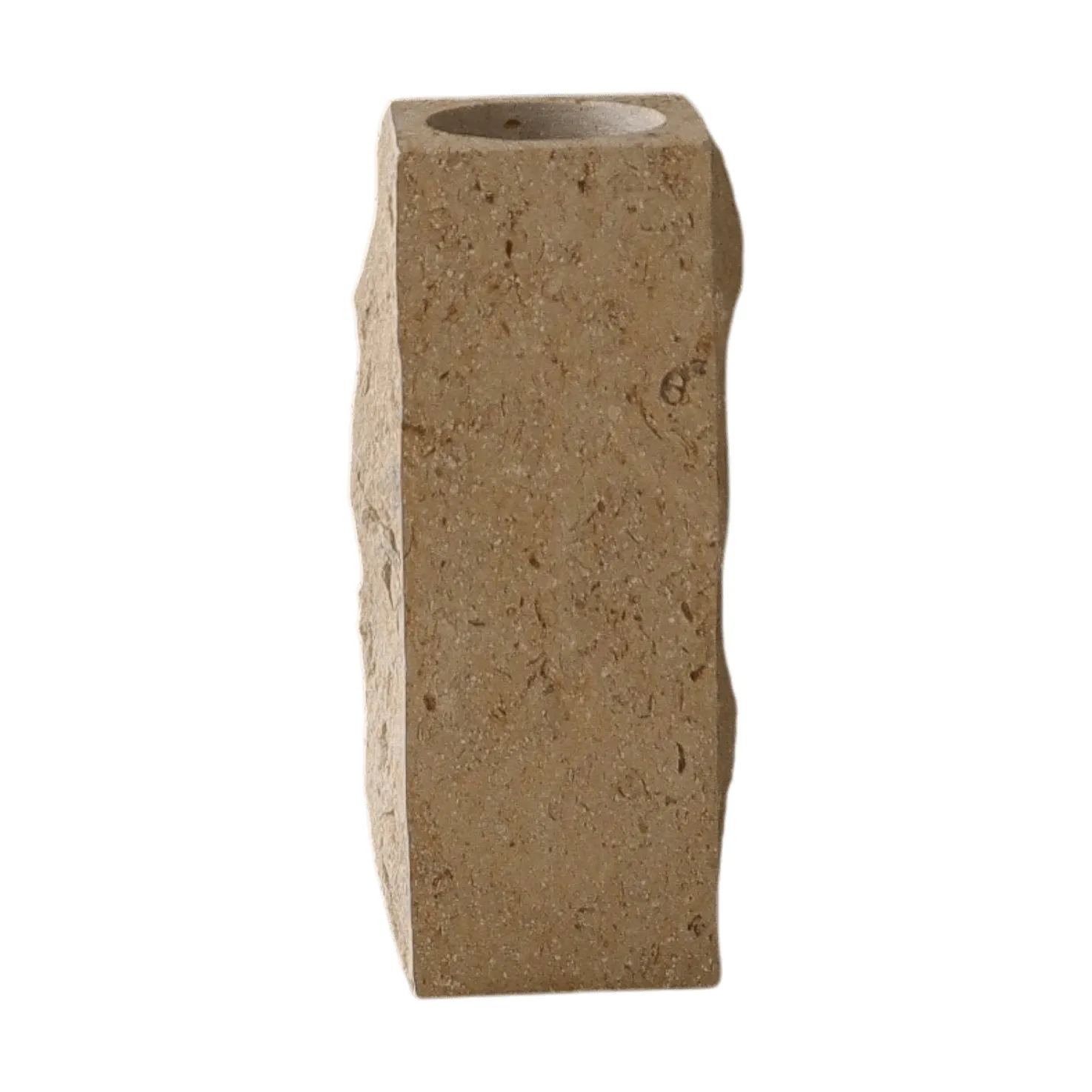 Botané Vase en marbre Limestone Edge Small,