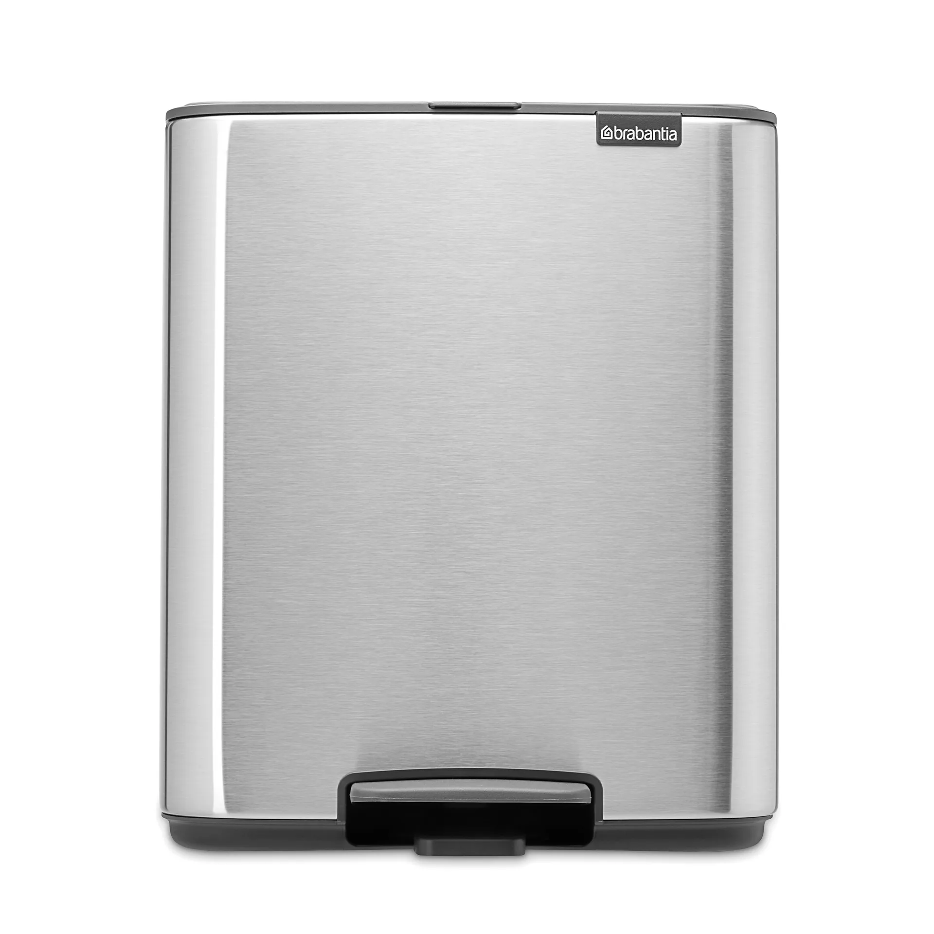 Brabantia Bo pedalspand 12 l Matt Steel Fingerprint Proof