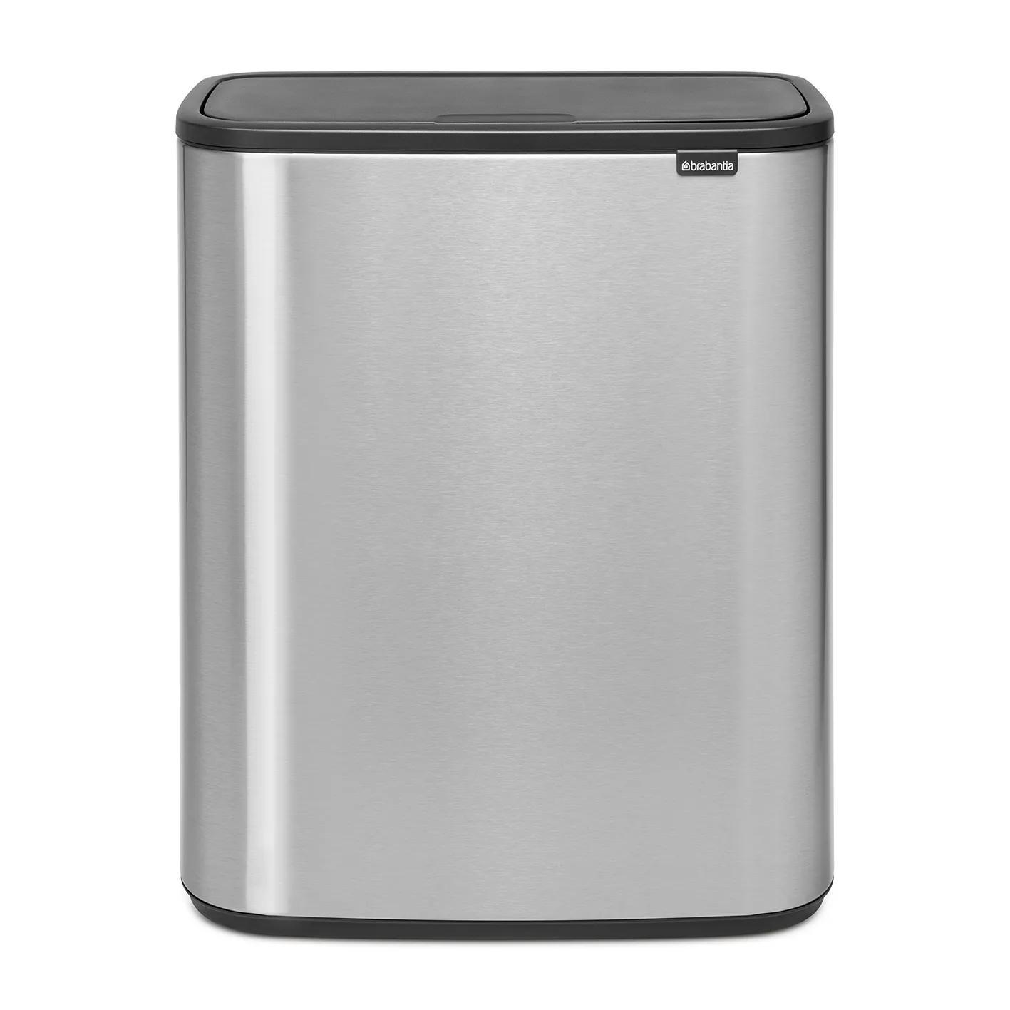 Brabantia Affaldsspand med låg | Bo Touch | 2 x 30 Liter | Mat Stål