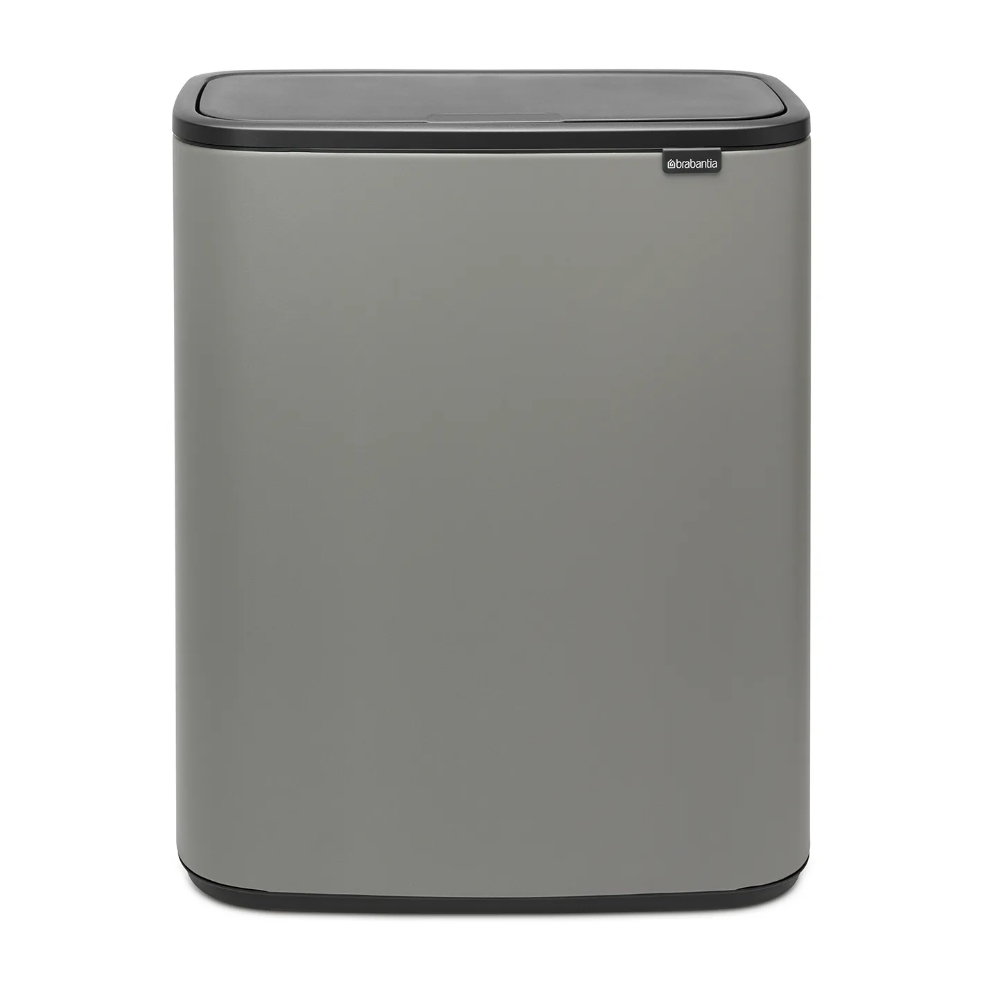 Brabantia Affaldsspand med låg | Bo Touch | 2 x 30 Liter | Grå