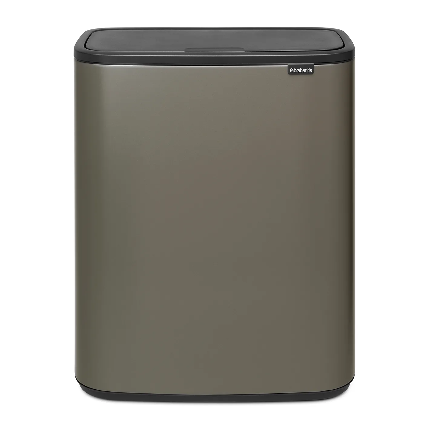 Brabantia Affaldsspand med låg | Bo Touch | 2 x 30 Liter | Platinum