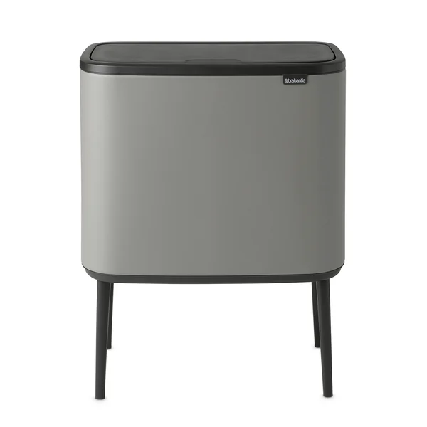 Bo touch bin 3x11 liter, Mineral concrete