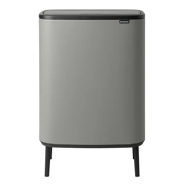Bo touch bin high 2x30 L, Mineral concrete