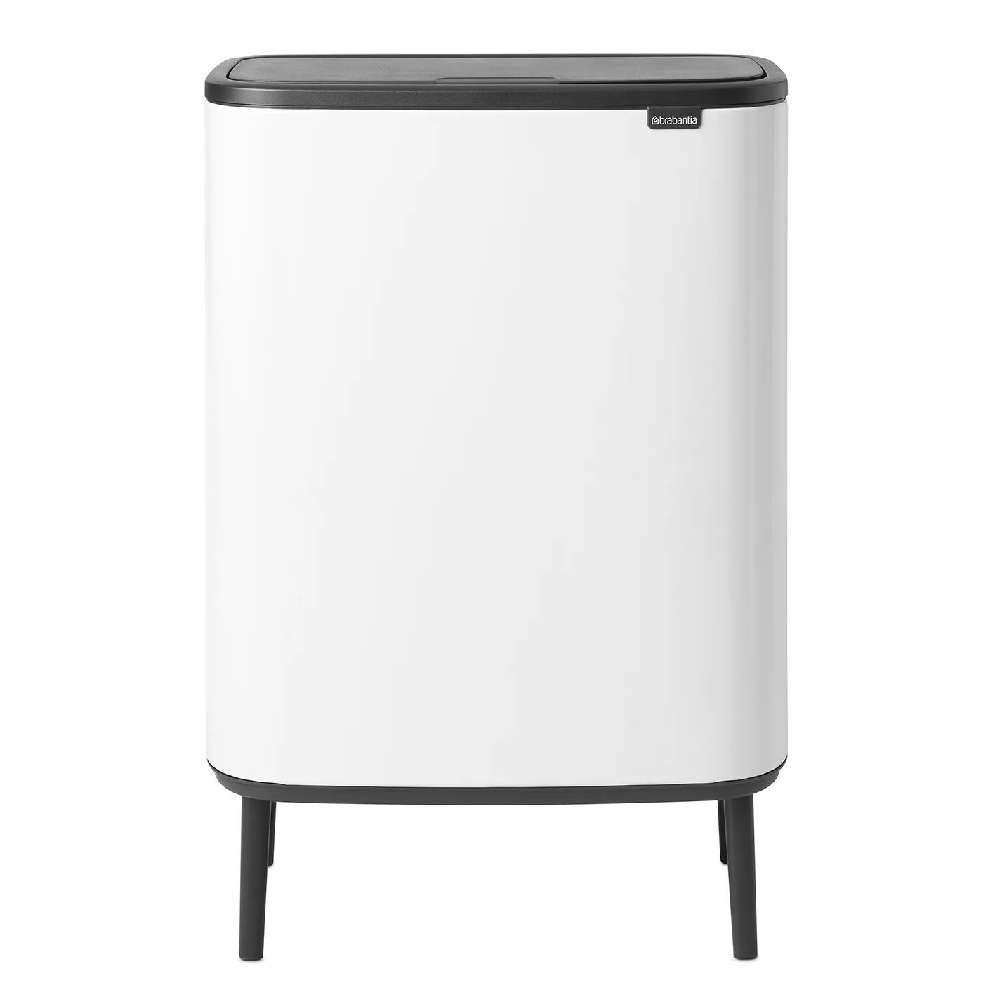 Brabantia Bo touch bin high 60 L Hvid billede