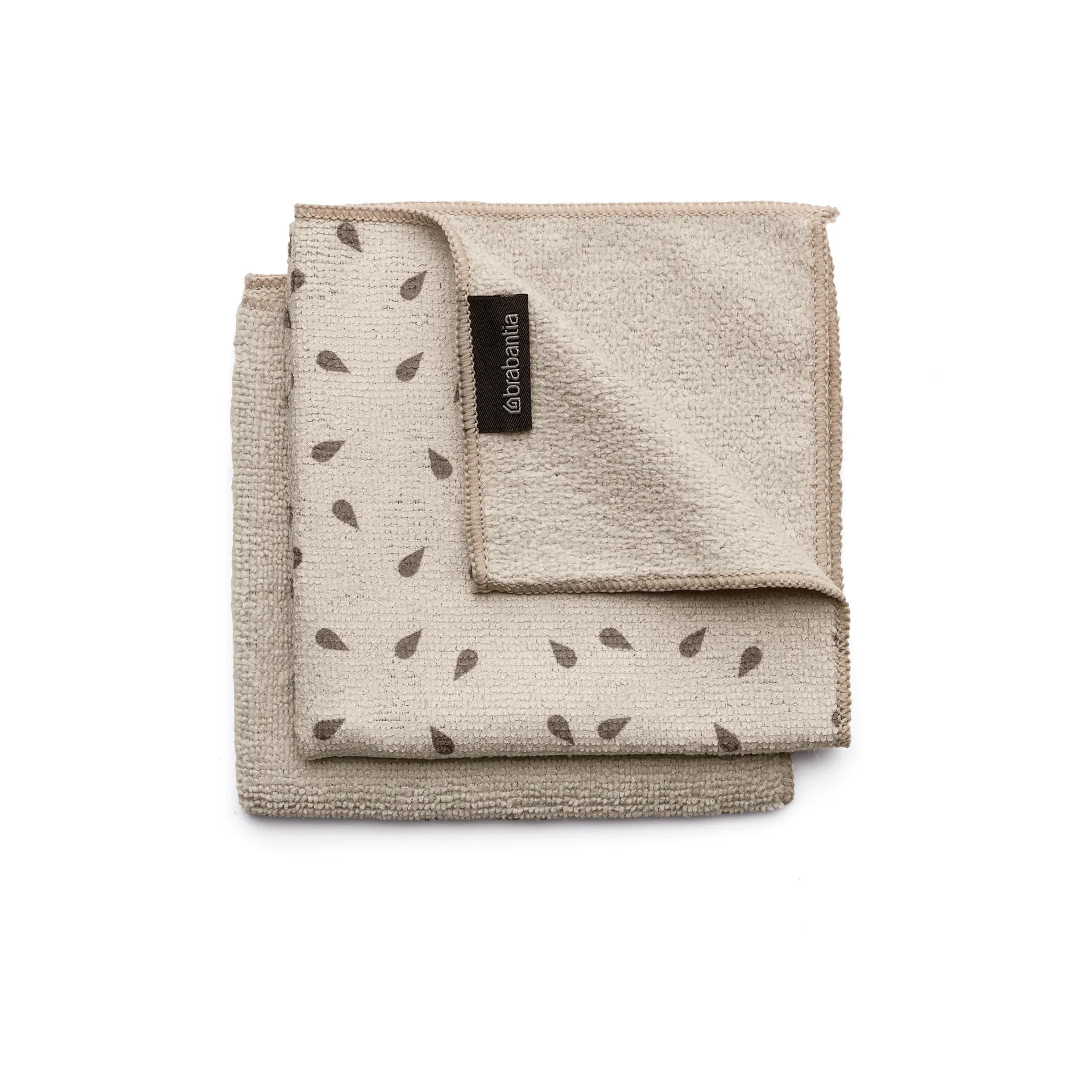 Brabantia SinkSide mikrofiber opvaskeklude sæt med 2 stk., Soft Beige