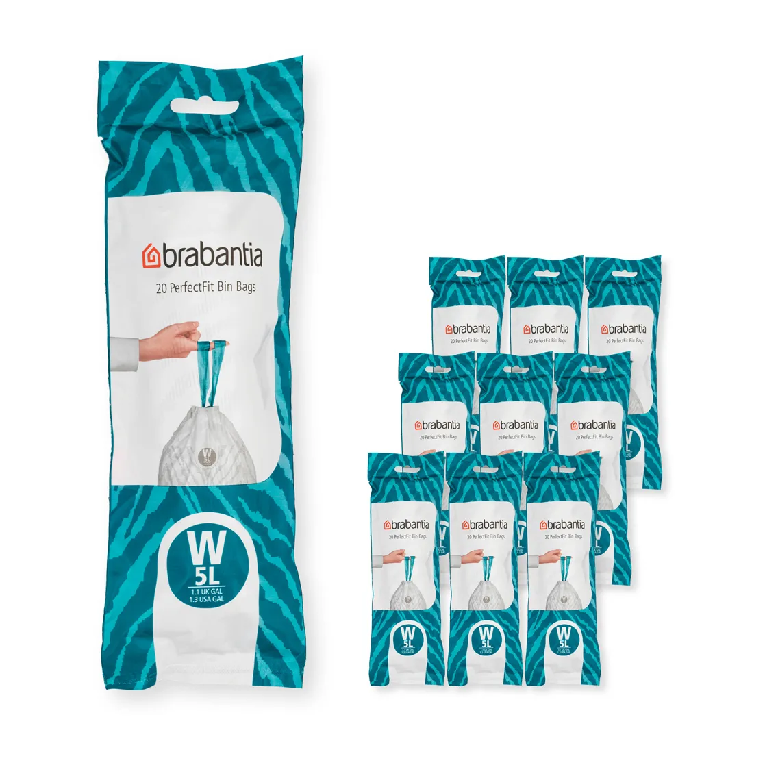 Brabantia Brabantia PerfectFit affaldspose 200 poser Model W, 5 L