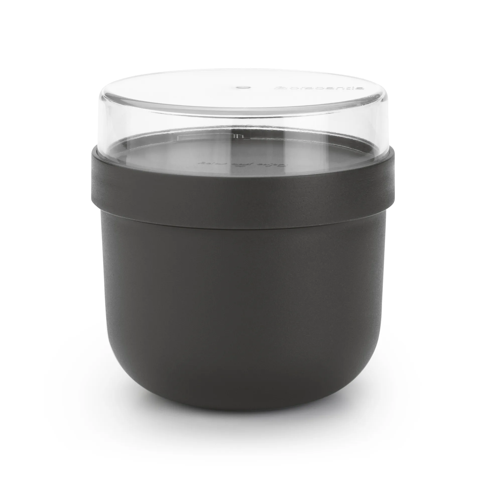 Brabantia Make og Take frukostskål 0,5 L Mörkgrå
