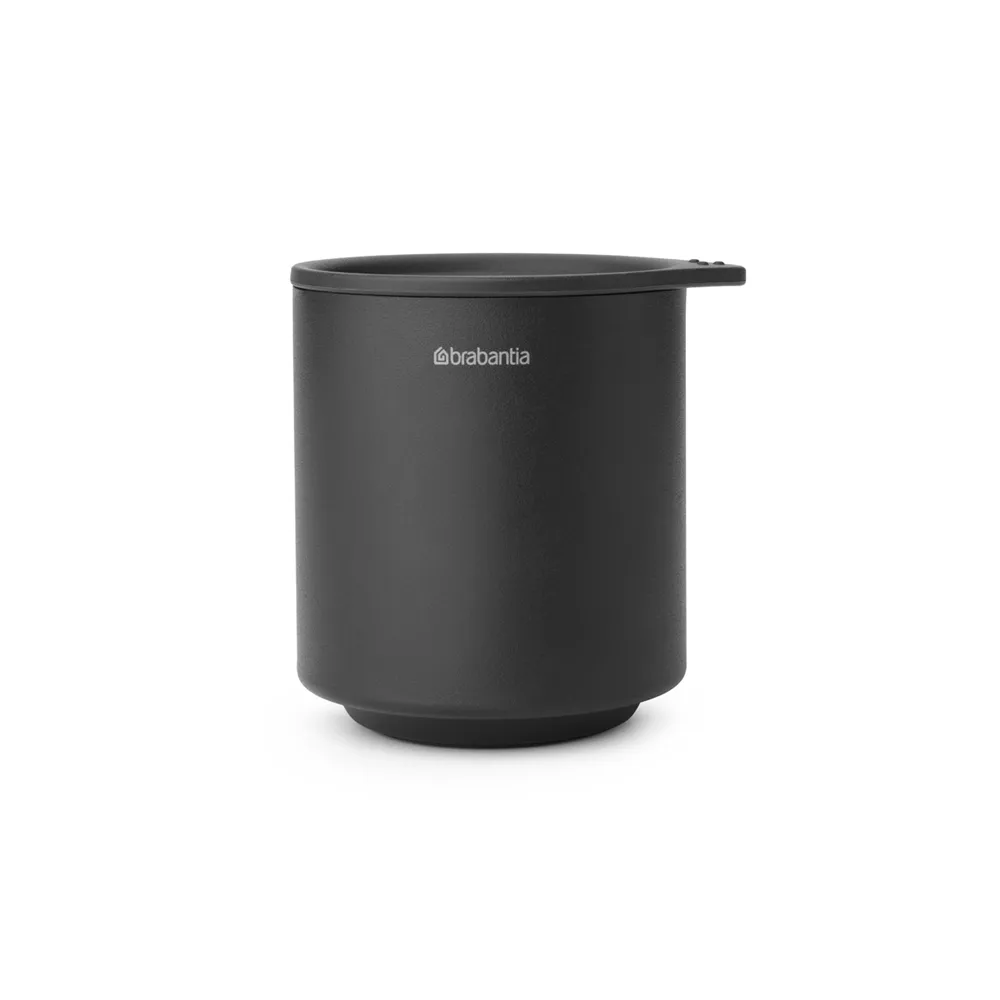 Brabantia MindSet, Opbevaringsspand, Grå, Rund, Metal, Monokromatisk, Indendørs
