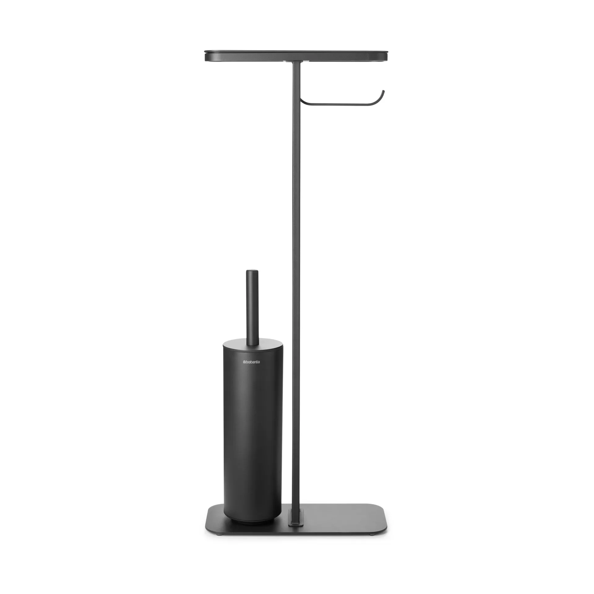 Brabantia MindSet toiletbørste med hylde og holder Mineral Infinite Grey