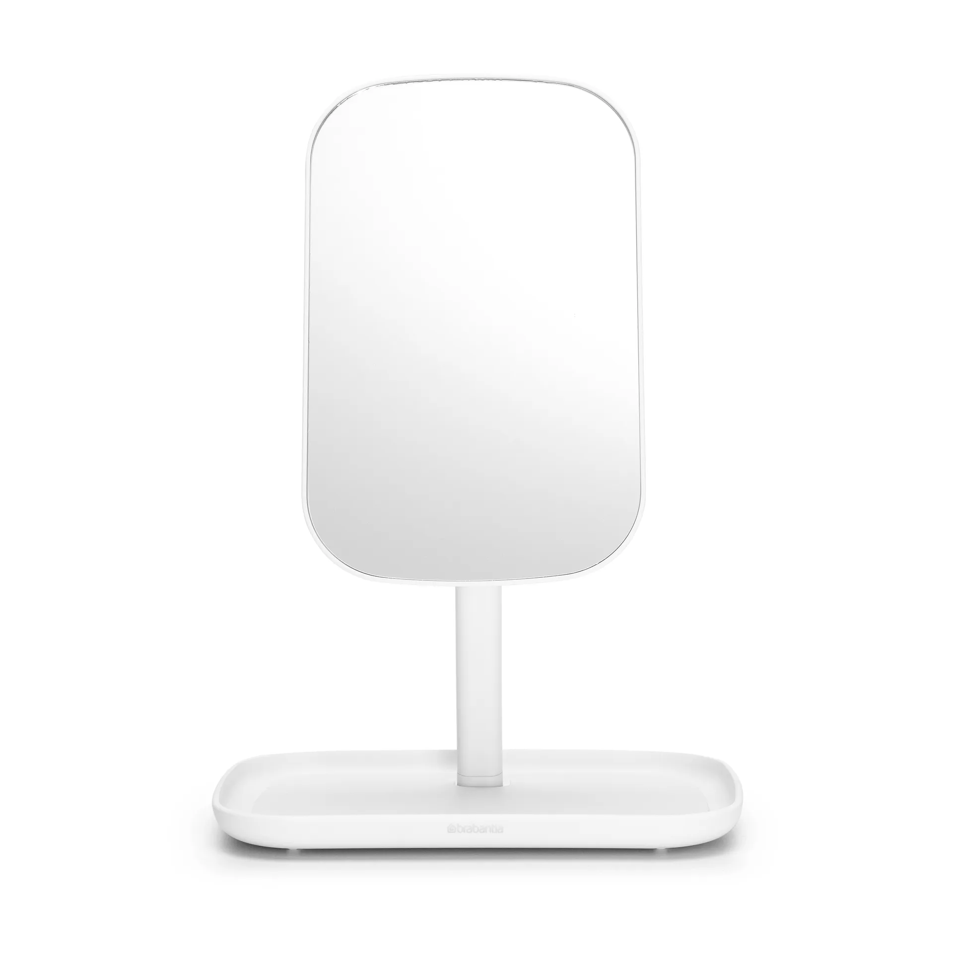 Brabantia Miroir avec plateau de rangement ReNew Blanc