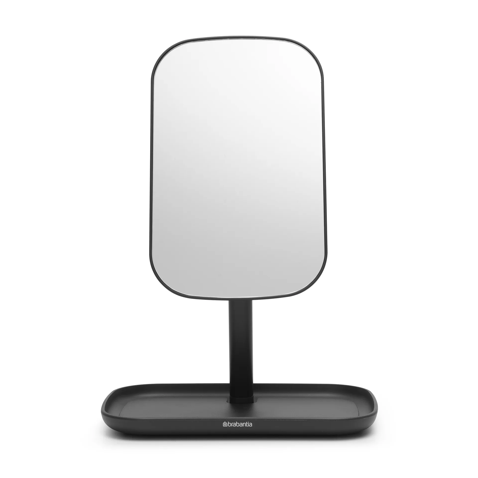 Brabantia Miroir avec plateau de rangement ReNew Gris foncé