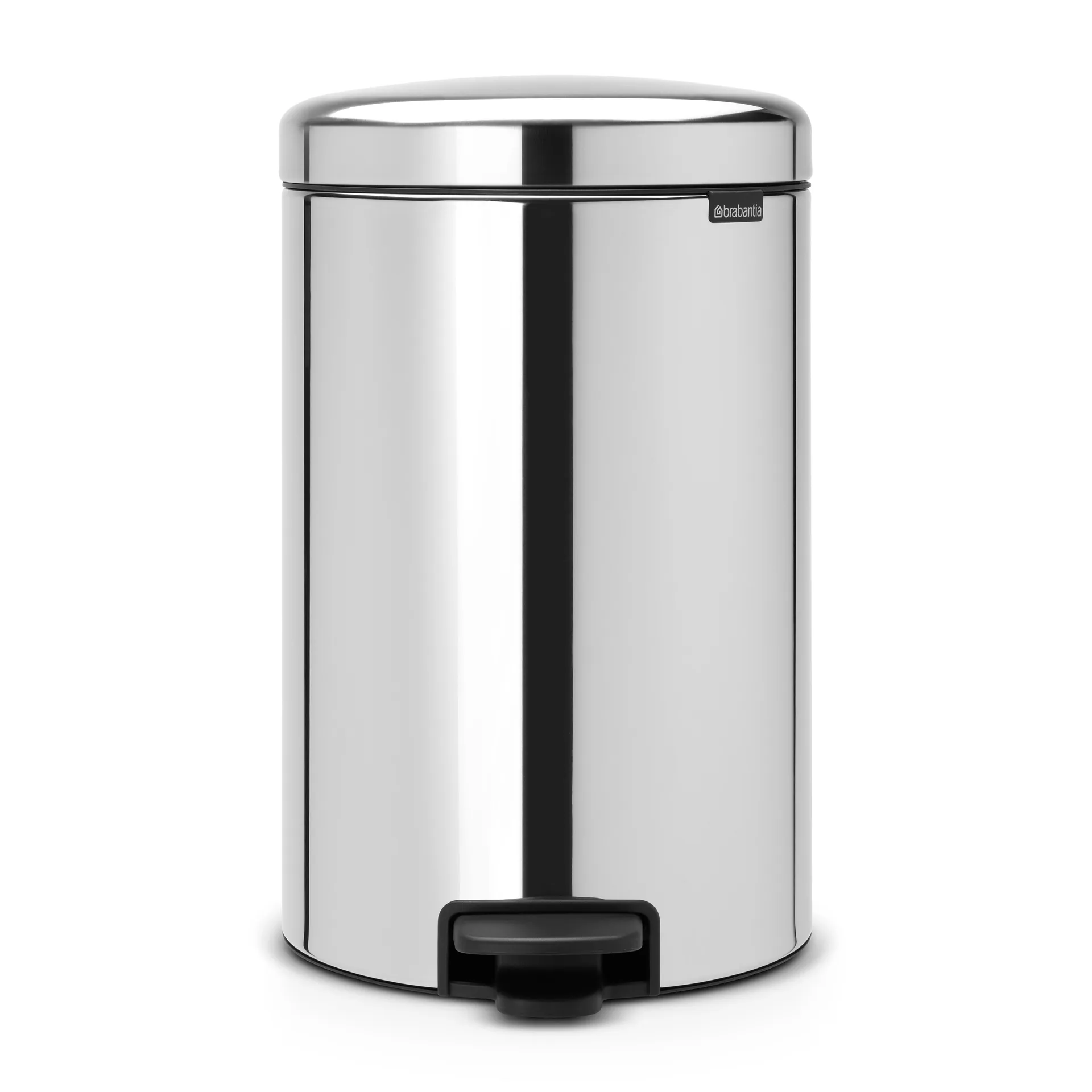 Brabantia New Icon pedalspand 20 liter brilliant steel (sølv)