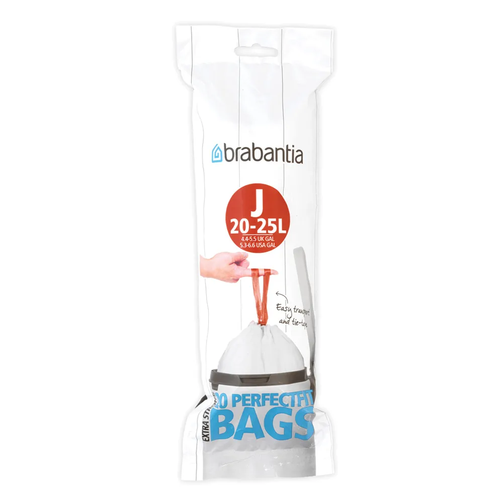 Brabantia PerfectFit affaldsposer J (20 poser pr. rulle) 20-25 L