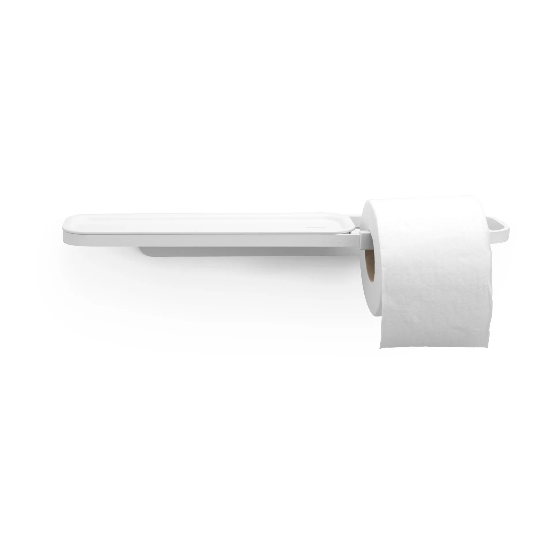 Brabantia Porte rouleau papier toilette avec étagère MindSet Mineral Fresh White