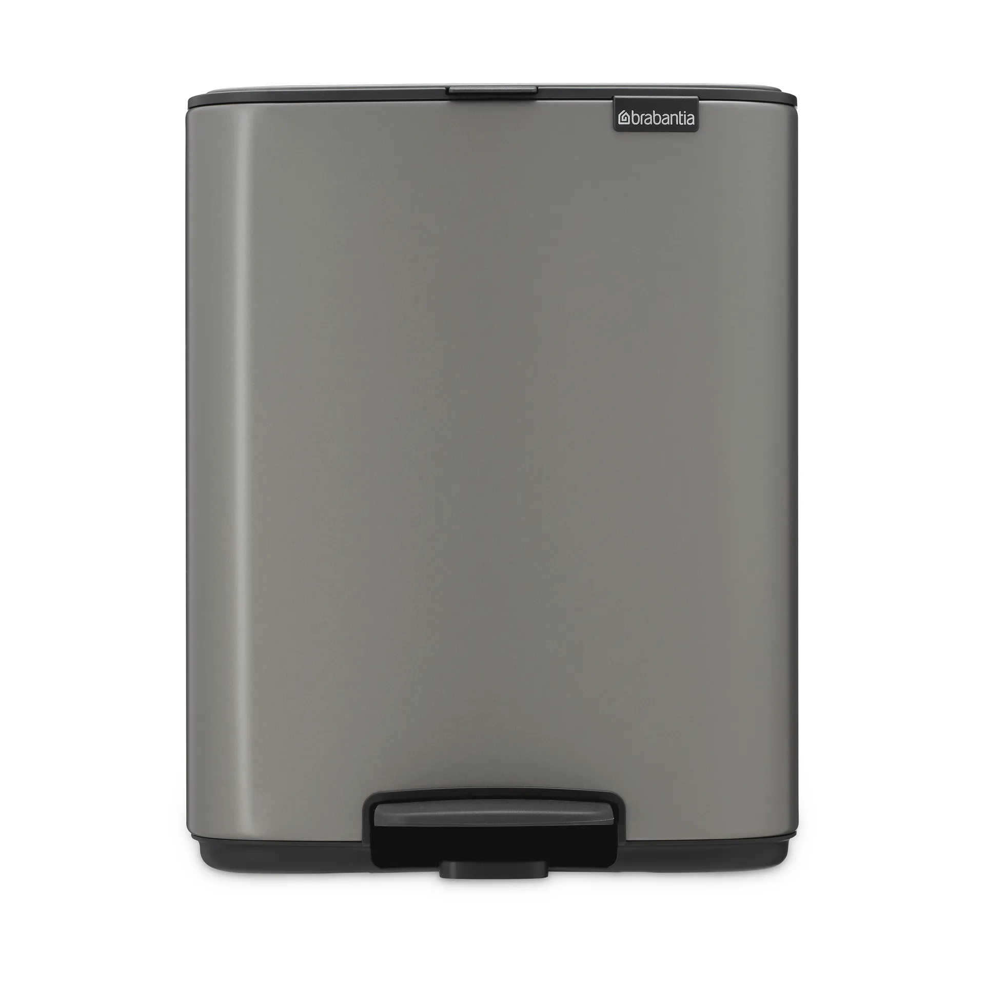 Brabantia Poubelle à pédale Bo 12 L Platinum