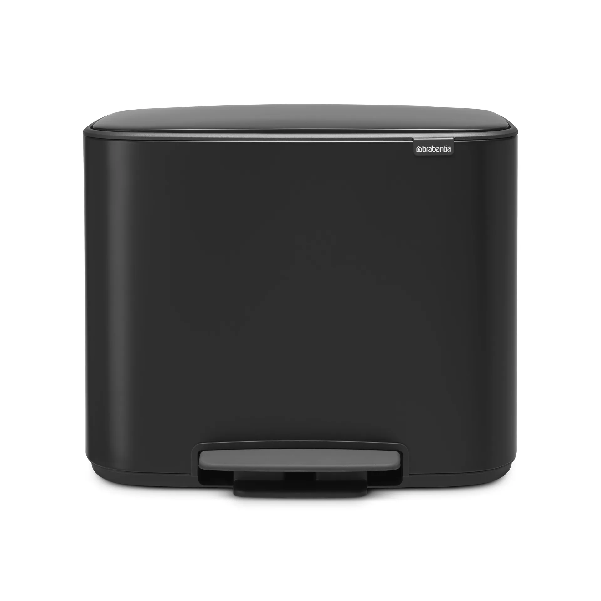 Brabantia Poubelle à pédale Bo 36 l Noir mat