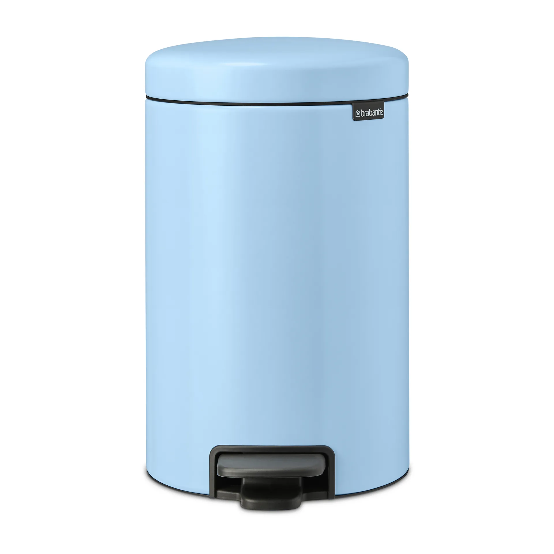 Brabantia Poubelle à pédale New Icon 12 litres Dreamy blue