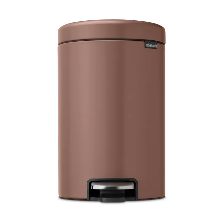 Brabantia Poubelle à pédale New Icon 12 litres Satin Taupe