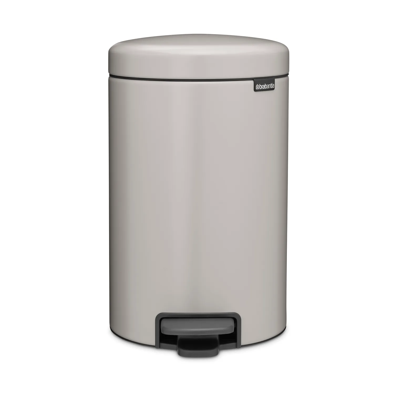 Brabantia Poubelle à pédale New Icon 12 litres Soft grey
