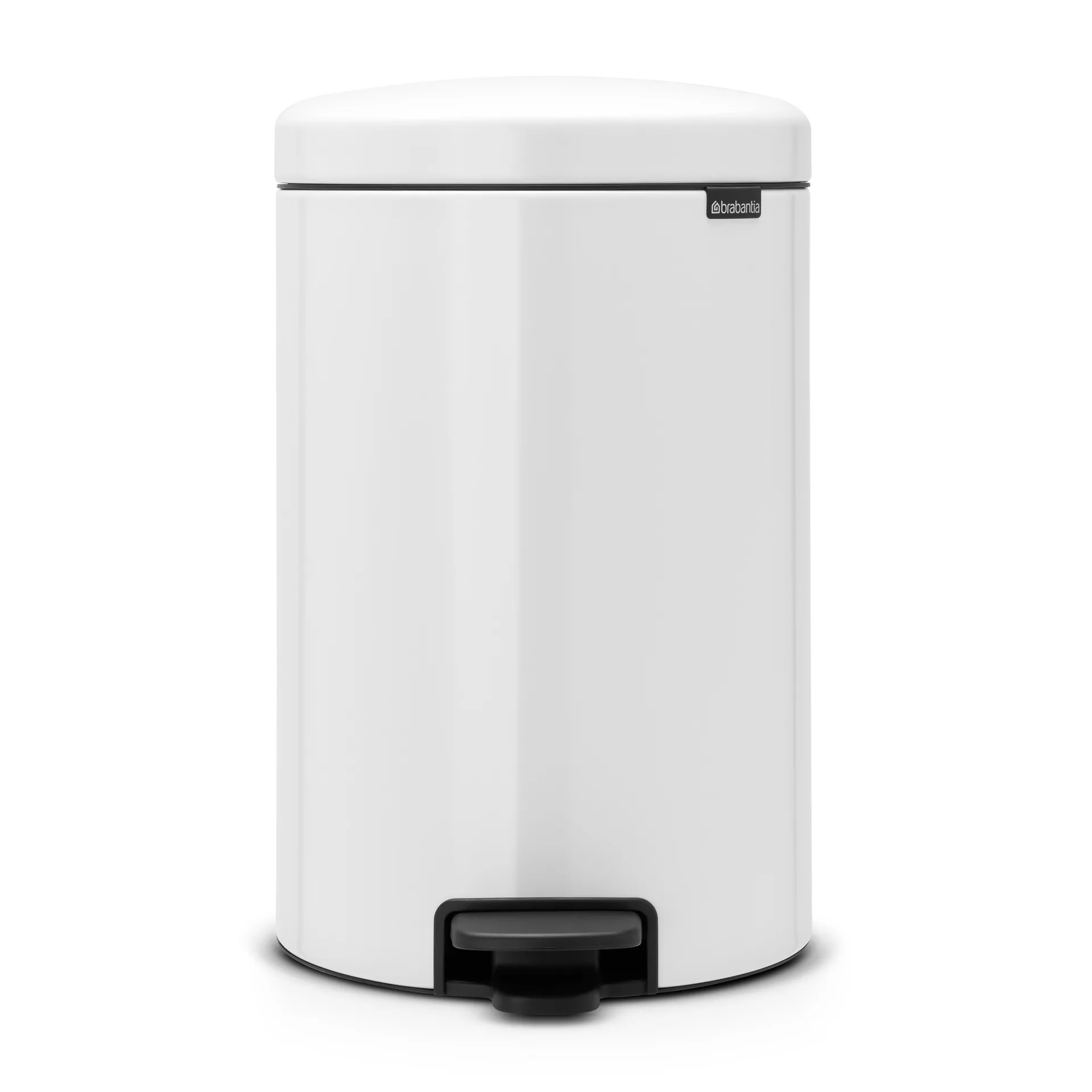 Brabantia Poubelle à pédale New Icon 20 litres blanc