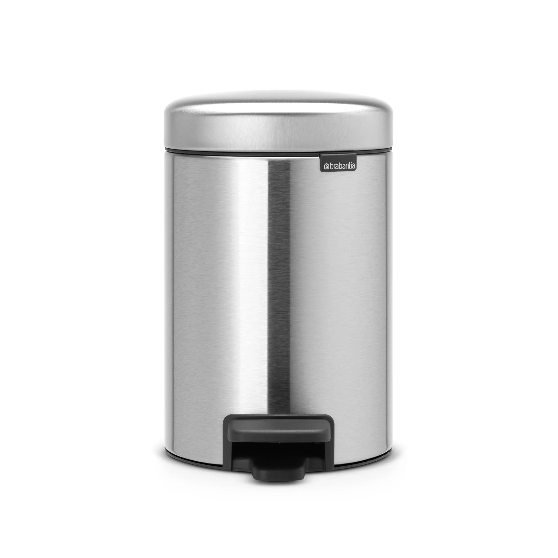 Brabantia Poubelle à pédale New Icon 3 litres acier mate