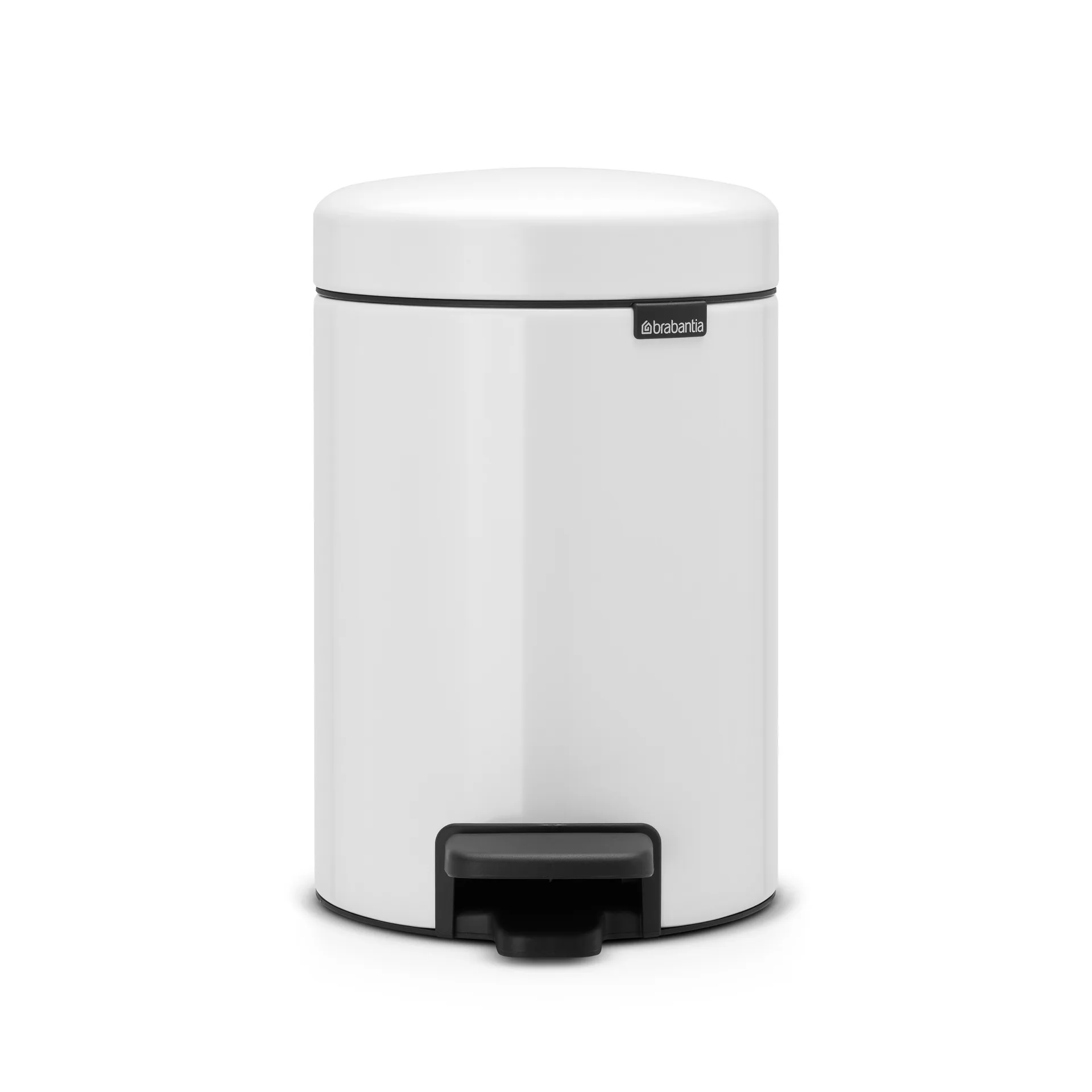 Brabantia Poubelle à pédale New Icon 3 litres blanc