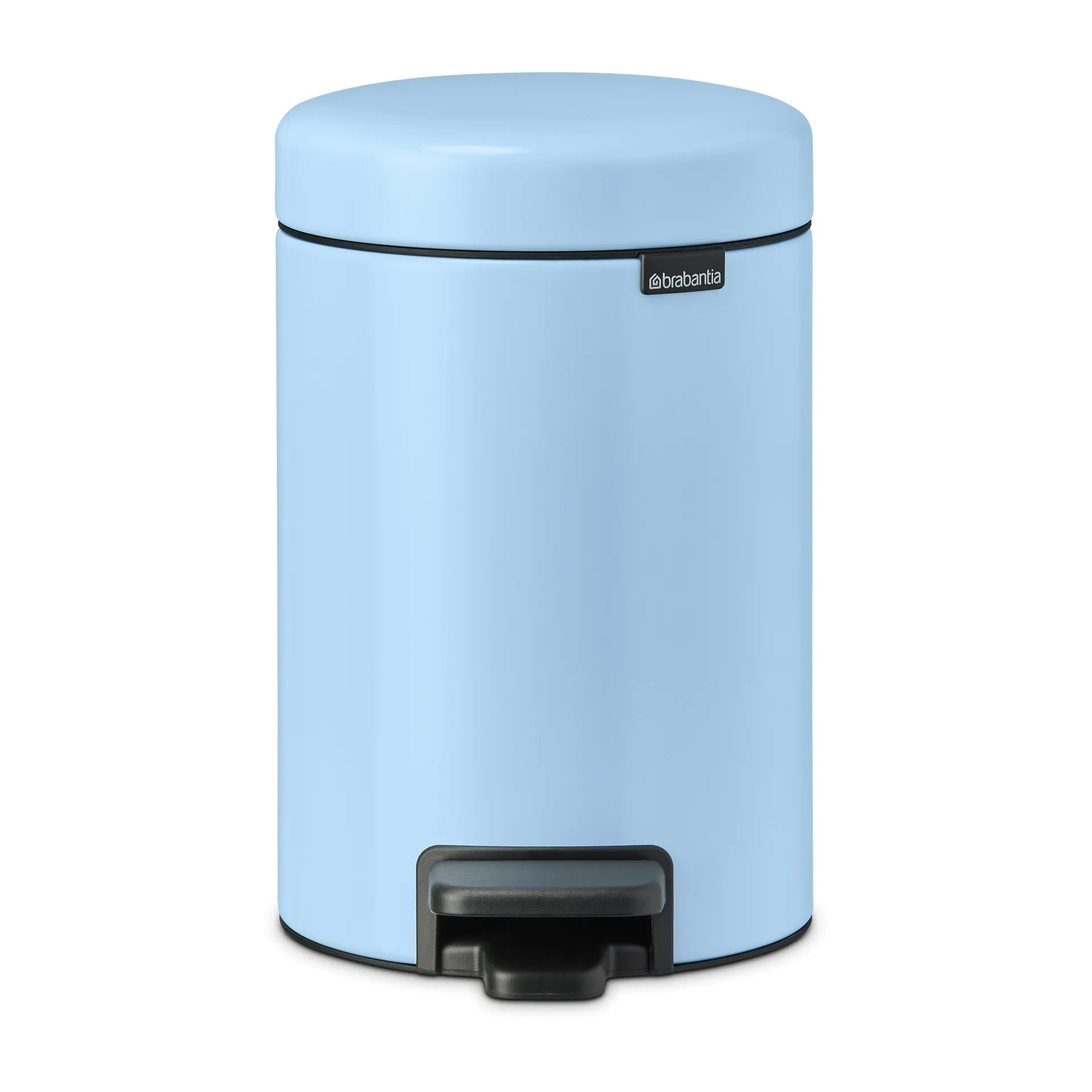 Brabantia Poubelle à pédale New Icon 3 litres Dreamy blue