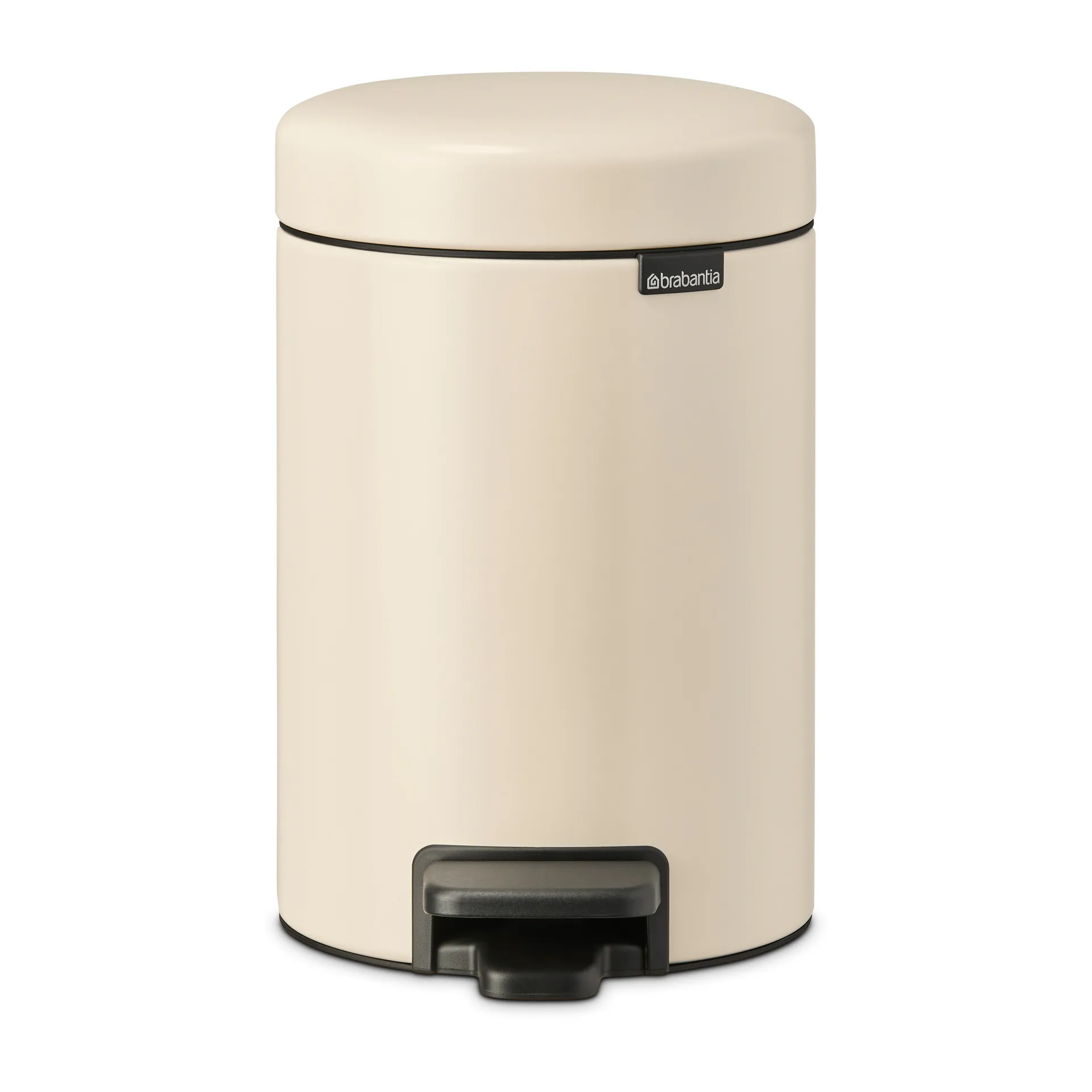 Brabantia Poubelle à pédale New Icon 3 litres Soft beige
