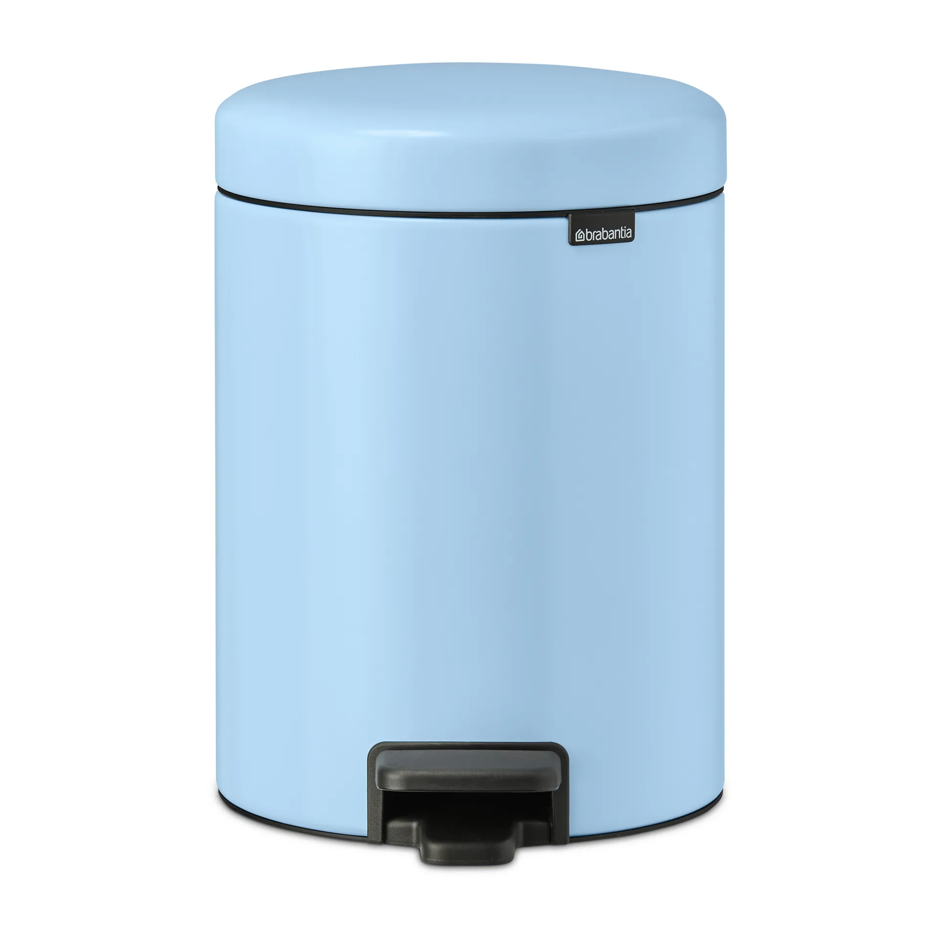 Brabantia Poubelle à pédale New Icon 5 litres Dreamy blue