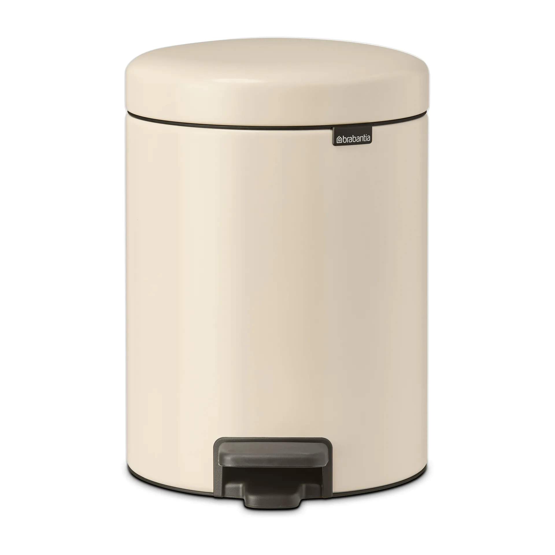 Brabantia Poubelle à pédale New Icon 5 litres Soft beige