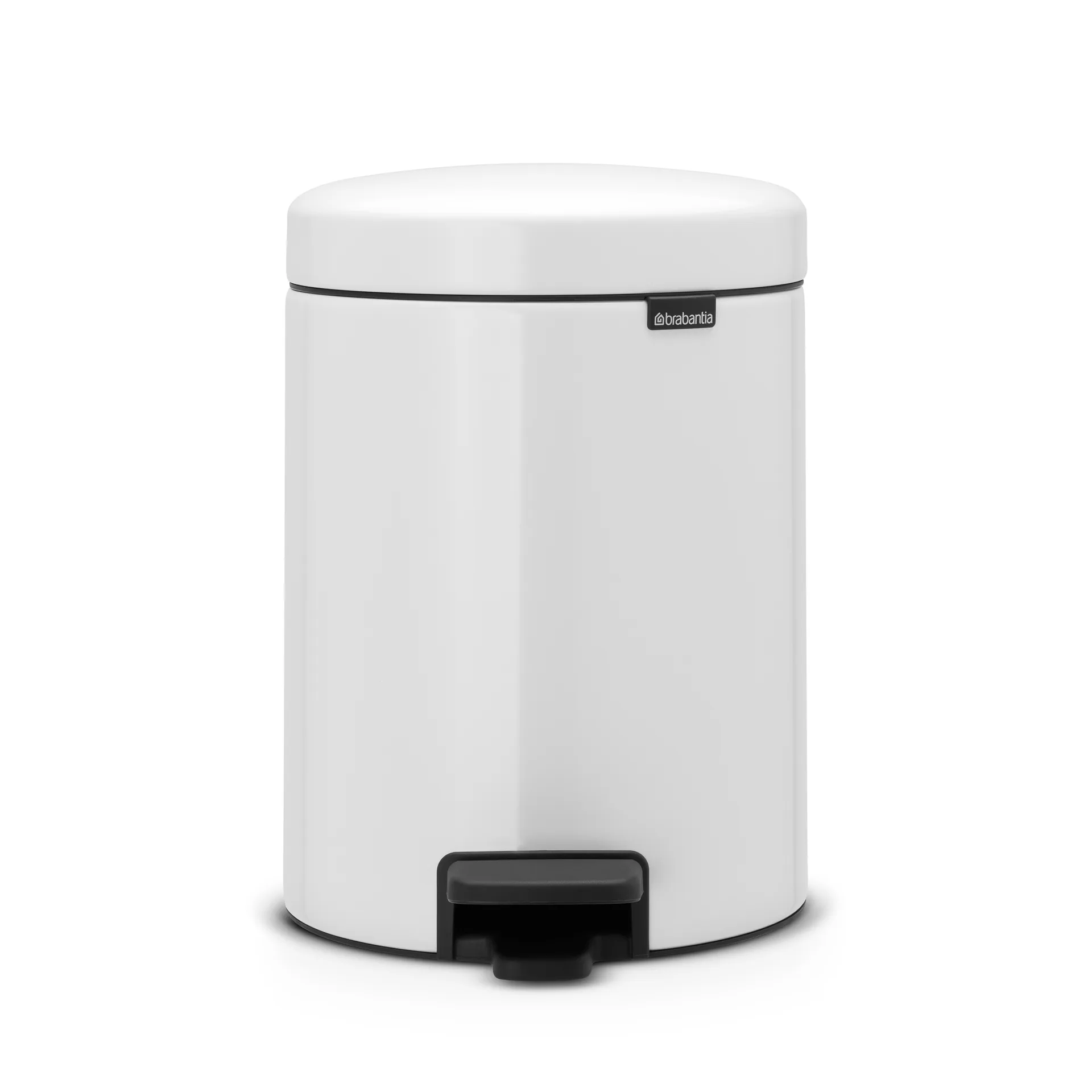 Brabantia Poubelle à pédale New Icon 5 litres white (blanc)