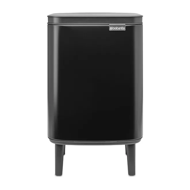Brabantia Poubelle haute Bo 7 L Noir mat