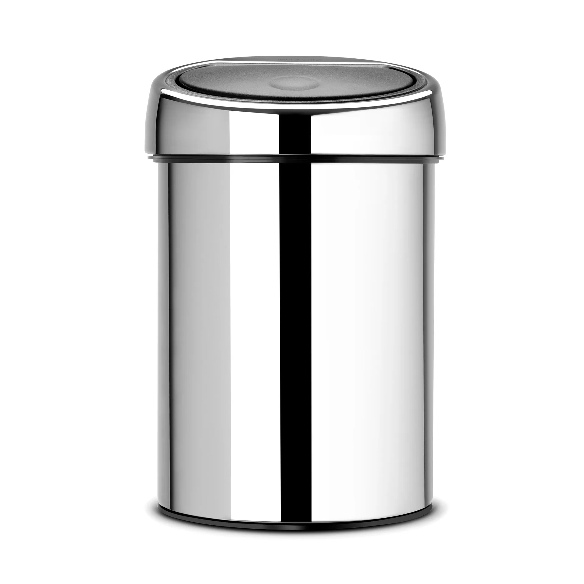 Brabantia Poubelle Touch Bin murale 3 L acier brillant